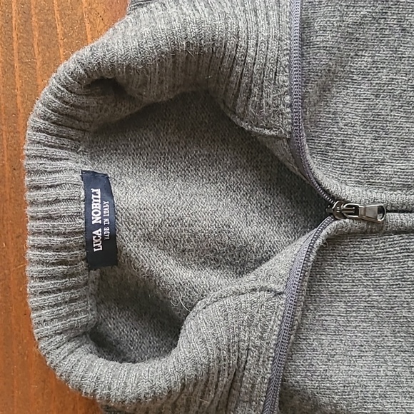 BNWOT Italian Wool Sweater M - Picture 3 of 4